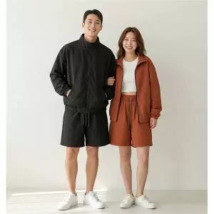 여사친 시어서커 쿨 썸머 바람막이 데일리 자켓 점퍼 쇼츠쿨반바지 세트 GSS 1021W-P50W