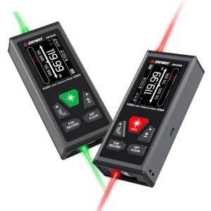 SNDWAY SW-DR60 DR100 DG60 양방향 레이저 거리 측정기 듀얼 데이터 저장 기능이 있는 2방향