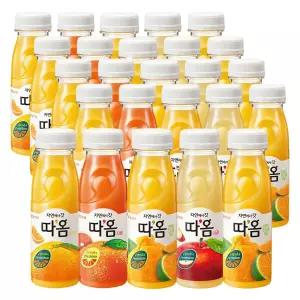 빙그레 따옴 주스 235ml 사과5 자몽5 오렌지5 천혜향10 간식 방과후 학원 화이트데이 어린이집 생일