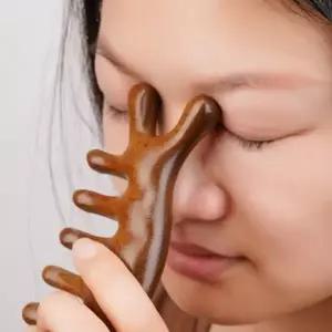 우드 괄사 나무 마사지 얼굴 원목 괄사 두피 전신 휴대용