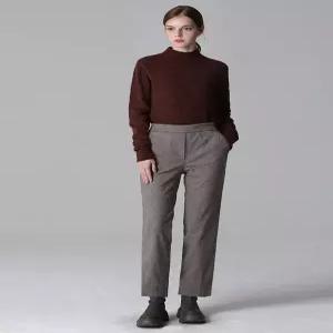 [르오트][홈쇼핑방송/르오트(LeOT)] 데일리 기모헤링본 팬츠 (2종택일)-사이즈 5588까