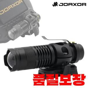 JOAXOR 전술 헬멧 ARC 레일 라이트 LED 미니 손전등 20mm 피카티니 마운트 스트로브 강한 로우 램프 500 루