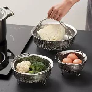 [텐바이텐]바겐슈타이거 만두찜기 스텐 찜판 양배추 찜기 주방 조리도구 3size