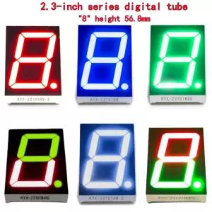 10PCS 2.3인치 디지털 튜브 48mmX70mm 디스플레이 화면 8 높이 7세그먼트 23101 시리즈
