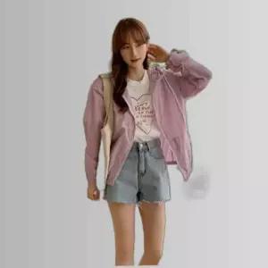 오뜨모드 숏자켓 루즈핏점퍼 간절기점퍼 바람막이점퍼 여성경량바람막이 봄점퍼 여성바람막이 여름자켓
