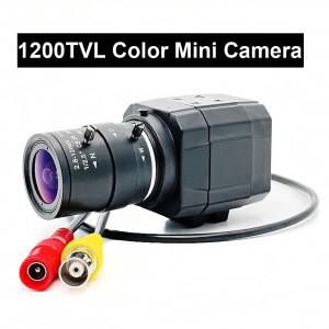 1200TVL CCTV 아날로그 카메라 2.8-12mm /5-50mm 조정 가능한 렌즈 지원 tv 모니터 홈 비디오 보안 미니 박