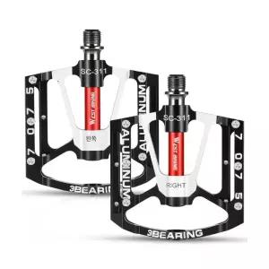 서쪽 자전거 페달 초경량 미끄럼 방지 CNC BMX MTB 도로 사이클링 밀폐형 베어링