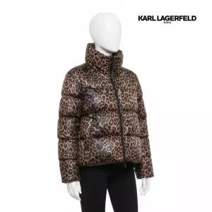 칼라거펠트 25FW 네쥬 헝가리 구스다운 레오파드 패딩 자켓