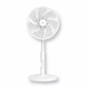 레이나 RF-N14PTR 선풍기 리모컨 발터치 써큘레이터형 7엽 초미풍 공기순환 분리세척 화이트