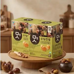 CJ 유기농 맛밤 42g X 17pk x2개