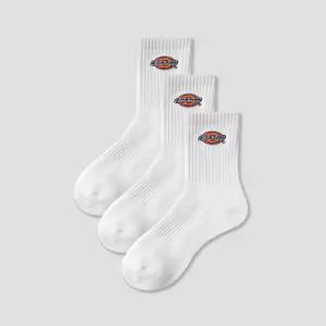 디키즈 3PACK 트리 로고 삭스 White 112845