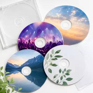 공CD 공DVD 제작 소량 표면 인쇄 프린터블 1장 (연질케이스증정)