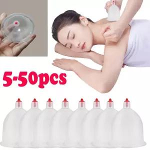 550개 일회용 부항컵 마사지 관리 가정용 플라스틱 진공 흡입 스파 휴대용 마사지기