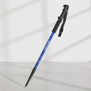 경량 3단 등산스틱 135cm 블루 트레킹폴 접이식 보행 지팡이 세트