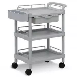 CART-601B 3단웨건 주방트롤리 이동식카트 미용수납함 주방카트 이동식조리대 3단카트