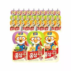 팔도 뽀로로 홍삼쏙쏙 30개 혼합 (사과매실 10+포도블루베리 10+오렌지 10)