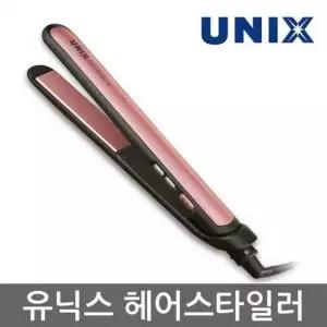 유닉스A2302 원적외선 헤어 아이롱 판고데기 볼륨 매직기 회전코드 PTC 스트레이트너기