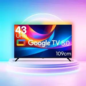 루컴즈 43인치 UHD 구글5.0 스마트TV 109cm T4305KUG