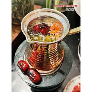 터키 핸드메이드 순동 커피 포트 로프 캔 차 걸이 이탈리안 핸드드립 포트 핫플 소품