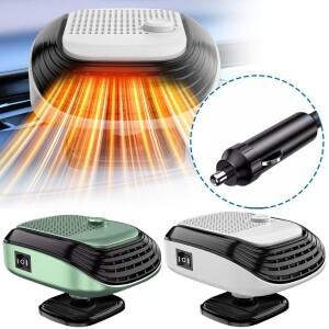 자동차 겨울 고속 난방 120w 전기 온수 팬 앞 유리 Defogging 냉각 트럭 RV SUV 여행 캠핑 도구