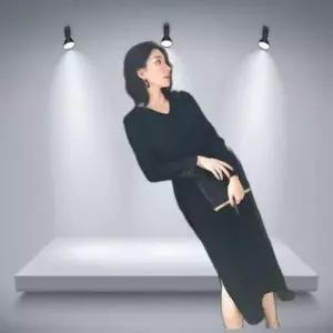 데일리 원피스 니트 롱 쉬폰원피스 골지 빅사이즈원피