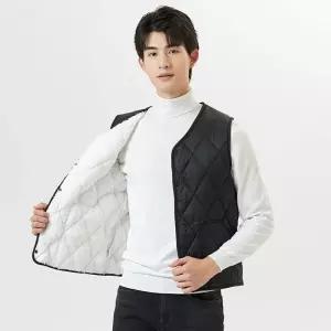 남성 겨울베스트 퀼팅 털기모안감 방한 패딩조끼 (23659614)