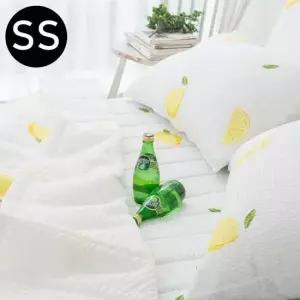레몬 여름 간절기 이불 패드세트 슈퍼싱글 SS 화이트 이불