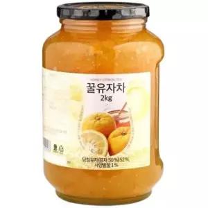 고려에프디 꿀 유자차 2Kg
