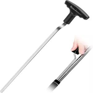 골프 그립 제거 도구 - 표준 길이 스윙 위한 블랙 수리 키트 V-그루브 제거기