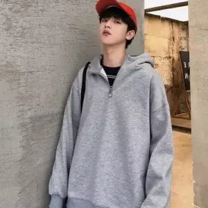 후노락 무지후드티 기모안감 하프집업 IS-ANR02 (15648575)