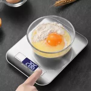 예초기  5kg 1g 휴대용 주방 저울 커피 전자 스테인리스 스틸 표면 LCD 백라이트 식품 측정 도구