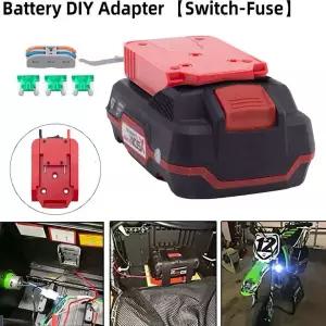 예초기  리디 파크사이드 X20V팀용 배터리 DIY 어댑터 퓨즈 홀더 및 스위치 터미널 블록 포함 14AWG 와이어
