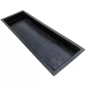 모조 나뭇결 DIY 경로 메이커 포장 시멘트 벽돌 몰드 스테핑 도로 콘크리트