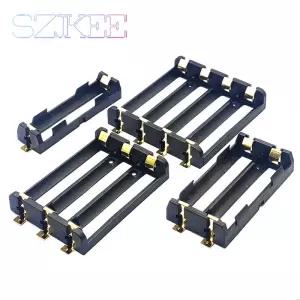 1x2x3x4x18650 smt 배터리 홀더 18650 smd 보관함 컨테이너 보론 핀이 있는 보조 충전식 DIY