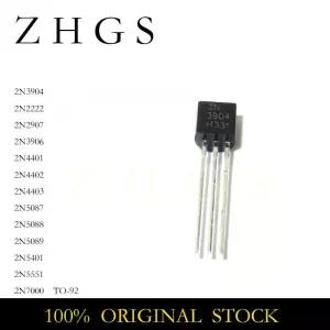 50PCS 2N3904 TO-92 2N2222 2N2907 2N3906 2N4401 2N4403 2N5088 2N5089 2N5551 2N5401 2N7000 2N5087