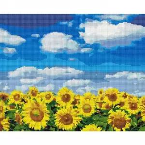 오너클랜 TBZ 청명한 해바라기 캔버스) 보석십자수 40x50 캔버스액자보석십자수 보석십자수