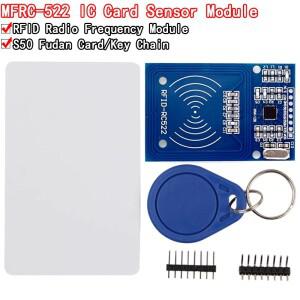 MFRC-522 RFID RF 카드 센서 모듈 S50 Fudan 키체인 시계 nmd 라즈베리 파이 보내기