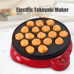 치비 마루코 베이킹 머신 가정용 전기 타코야키 메이커 문어 공 그릴 팬 전문 요리 도구 케이크 220V