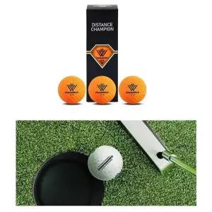 [하프클럽/셀러허브_아웃도어]고반발골프공 다이아윙스 골프공 세트 3개입