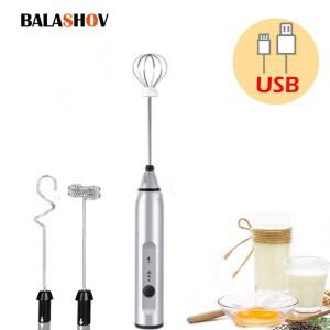 USB 전기 우유 Frothers 미니 소형 커피 메이커와 핸드 헬드 블렌더 카푸치노 크림 거품기 용 믹서를 털다