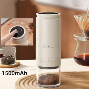 전기 커피 연마기 외부 조절 가능 원두 그라인딩 머신 Kaffe Bohnen 원추형 버 1500mAh
