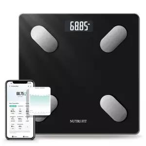 체중계용 NUTRI FIT 스마트 체중계 BMI 체지방 근육량 정확한 블루투스 가정용 사용자 장비 동기화 앱을