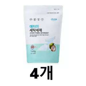 애터미 세탁세제 1.4kg x 4개 분말