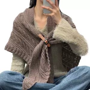 신상 목도리 겨울 방한 머플러 여성 삼각 망토 스카프