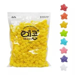이지콘블럭 별 500pcs 이지콘 퍼니콘 플레이콘 옥수수콘