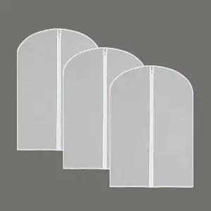 [골드스마일]60X90cm 옷커버 지퍼식 PEVA 정장커버 3p세트