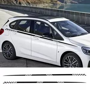 2PCS 유니버설 카 라인 스티커 긴 스트라이프 장식 자동차 액세서리 BMW 스즈키 볼보 테슬라 Skoda 아우디