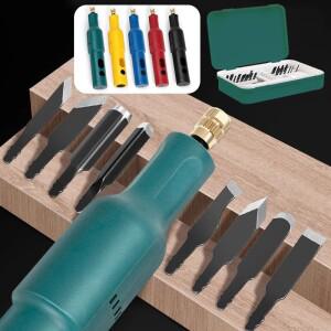 40W USB 무선 전기 조각 칼 도구 목공 루트 목수 치즐 나무 리튬 세트