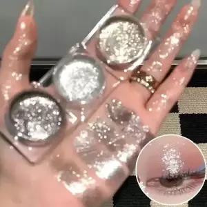 리퀴드 젤 섀도 펄 글리터 바디 하이라이터 모노크롬 다이아몬드 쉬머 누에 밝게 하이글로스 스팽글 빠른