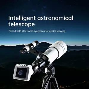 AA 8730070 천문 망원경 용 WIFI 전자 접안 렌즈 Stargazing Bird Watching 단안 70MM 대형 조리개